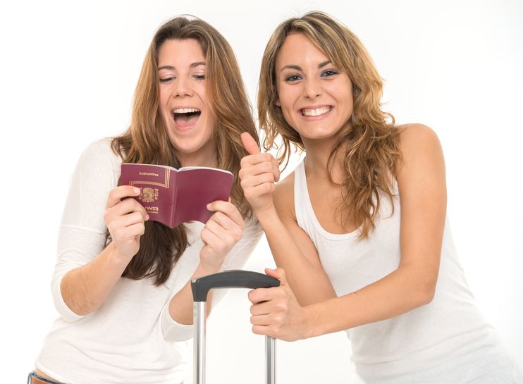Happy friends with Passport