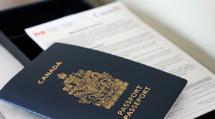 Canada Passport with Visa